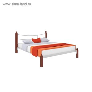 Кровать «Софья Люкс», 12002000 мм, металл, цвет белый