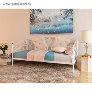 Кровать «Тахта Юлия», 8002000 мм, металл, цвет белый