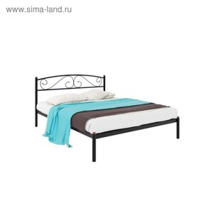 Кровать «Вероника», 12002000 мм, металл, цвет чёрный