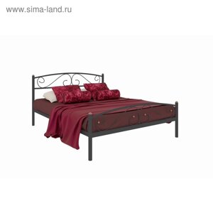 Кровать «Вероника плюс», 190 140 cм, каркас чёрный