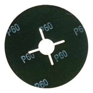 Круг фибровый шлифовальный ЗУБР 35585-115-060, для УШМ, Р60, 115 х 22 мм, 5 шт.