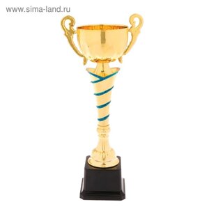 Кубок 139C, наградная фигура, золото, подставка пластик, 30 12,5 6 см