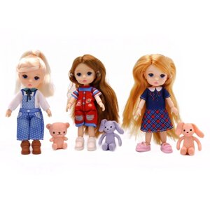 Кукла на шарнирах Funky Toys, с аксессуаром, 14 см, МИКС