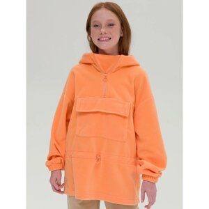 Куртка для девочек, рост 116 см, цвет оранжевый