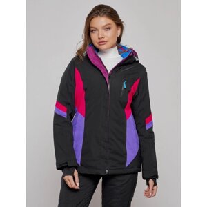 Куртка горнолыжная женская зимняя, размер 42, цвет чёрный