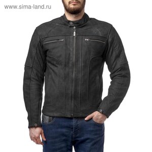 Куртка кожаная Armada, размер M, чёрная