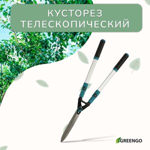 Кусторез, 3144,5"79113 см), телескопический, с металлическими ручками , Greengo