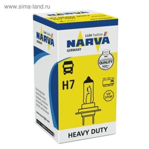 Лампа автомобильная Narva HD, H7, 24 В, 70 Вт, 48729
