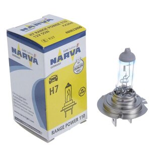 Лампа автомобильная Narva Range Power 110, H7, 12 В, 55 Вт, PX26d) RPH +110