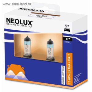 Лампа автомобильная neolux extra light +130%H7, 12 в, 55 вт, N499EL1-2SCB