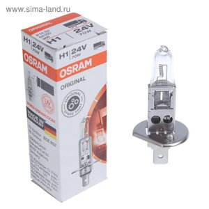 Лампа автомобильная Osram, H1, 24 В, 70 Вт, P14,5s
