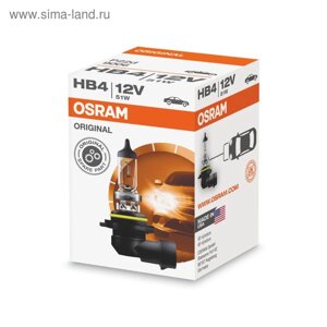 Лампа автомобильная Osram HB4 12 В, 51 Вт,P22d) 9006