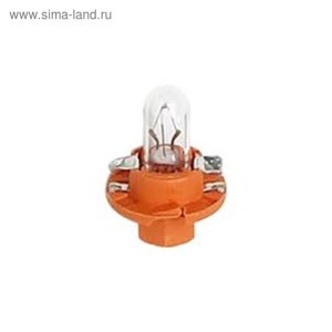 Лампа автомобильная Osram orange, BAX, 12В, 1.1 Вт, BX8,4d), 2473MFX6