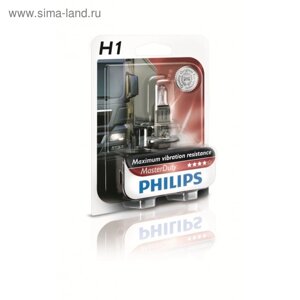 Лампа автомобильная Philips MasterDuty, H1, 24 В, 70 Вт, 13258MDB1