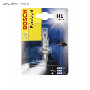 Лампа bosch standard, H1, 12 в, 55 вт [блистер]1987301005