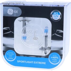 Лампа General Electric SportLight Extreme, H1, 12 В, 55 Вт, набор 2 шт, 50310SUP (уп. 2)