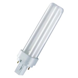 Лампа люминесцентная LEDVANCE, G24d-2, 18 Вт, 1200 лм, 4000 К, свечение белое