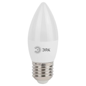 Лампа светодиодная Эра Standard «Свеча», 7 Вт, Е27, 560 Лм, 6000К, свечение холодное белое