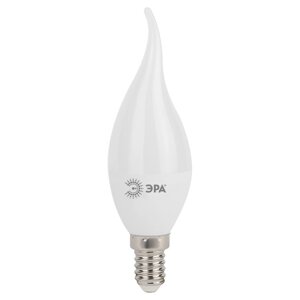 Лампа светодиодная Эра Standard «Свеча на ветру», 11 Вт, E14, 880 Лм, 2700К, свечение тёплое белое