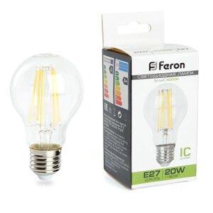Лампа светодиодная Feron, E27, 20 Вт, 175-265 В, белый свет