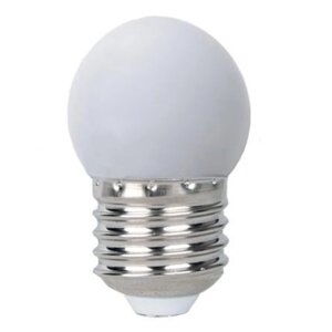 Лампа светодиодная JazzWay, E27, 1 Вт, 80 лм, 3000 К, свечение тёплое белое