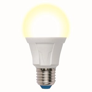 Лампа светодиодная Uniel, E27, 18 Вт, 3000К, свечение тёплое белое