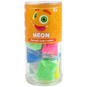 Лёгкий пластилин Crazy Clay, набор Neon (mini) Тутти-фрутти»