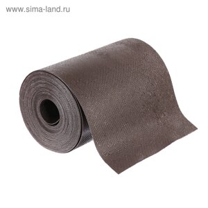 Лента бордюрная, 0.2 10 м, толщина 1.2 мм, пластиковая, коричневая, Greengo