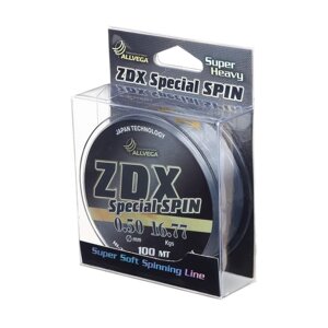 Леска Allvega ZDX Special spin диаметр 0.5 мм, тест 16.77 кг, 100 м, прозрачная