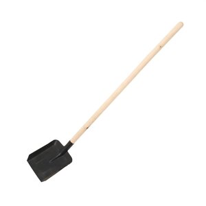 Лопата совковая, L = 141 см, с рёбрами жёсткости, деревянный черенок 1 сорта, МИКС