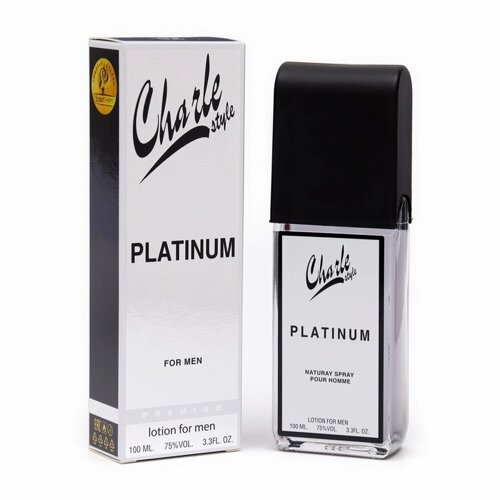 Лосьон одеколон после бритья "Charle style Platinum" по мотивам Egoist Platinum, Chanel, 100 мл