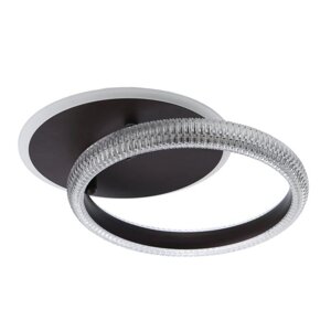 Люстра с ПДУ 1142/1 LED+подсветка 68Вт 3000К-6000К диммер кофе 41,5х34х10 см BayerLux