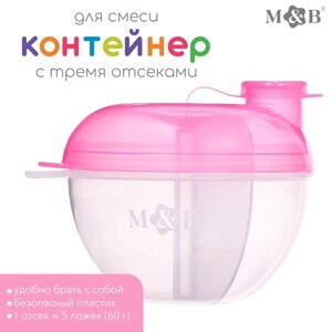 M&B, Контейнер для смеси с дозатором, розовый SL-07252A