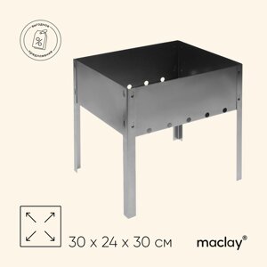 Мангал maclay "Мини", без шампуров, 302430 см, металлический, разборный