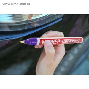 Маркер-карандаш Skyway, от сколов и царапин, наконечник из фетра, фиолетовый, S03501005