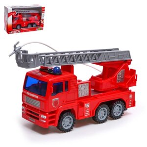 Машина инерционная «Пожарная», масштаб 1:16, световые и звуковые эффекты, стреляет водой, МИКС