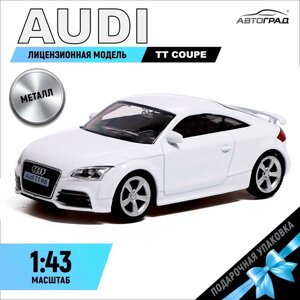 Машина металлическая AUDI TT COUPE, 1:43, цвет белый