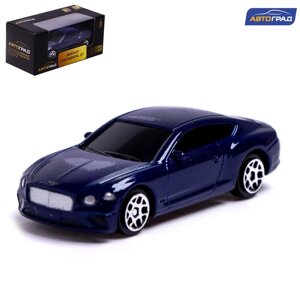 Машина металлическая bentley continental GT, 1:64, цвет синий