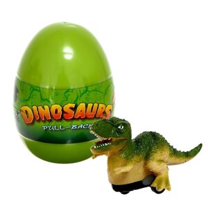 Машинка инерционная «Динозавры», в яйце, МИКС