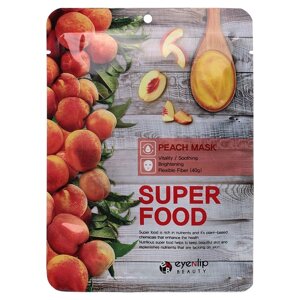 Маска для лица тканевая Eyenlip Super Food Peach, 23 мл