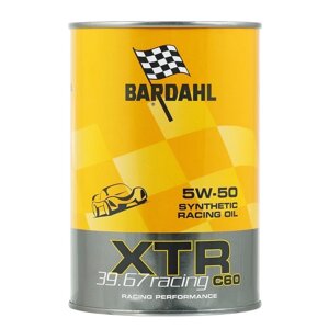 Масло моторное Bardahl 5W-50 XTR C60 RACING 39.67 306039, специальное, синтетика, 1 л