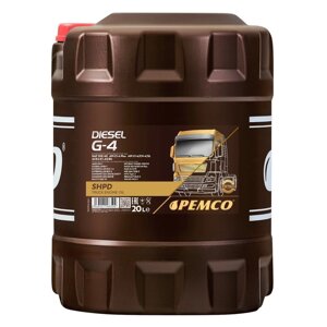 Масло моторное PEMCO diesel G-4 15W-40 SHPD, минеральное, 20 л