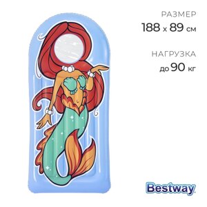 Матрас для плавания Face Flip, 188 x 89 см, МИКС, 43421 Bestway