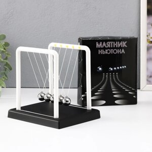 Маятник настольный антистресс «Шары Ньютона. Колыбель техно», пластик, 1411.513.5 см, МИКС