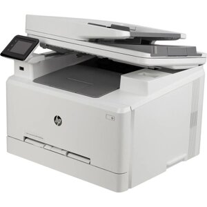 МФУ, лаз цв печать HP LaserJet Pro M283fdw, 600x600 dpi, 21 стр/мин (цв/чб), А4, Wi-Fi, белый