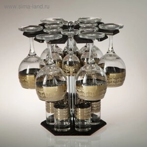 Мини-бар 18 предметов вино Карусель Византия, темный 240/55/50 мл