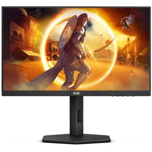 Монитор AOC gaming 24G4x, 23,8", IPS, 1920x1080, 180гц, 1мс, DP, HDMI, чёрный