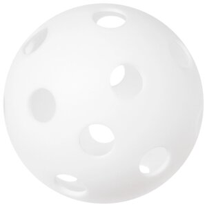 Мяч для флорбола ONLYTOP, d=7,2 cм, 23 г, цвет белый