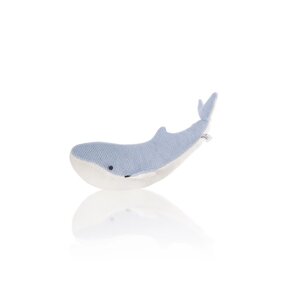 Мягкая игрушка Gulliver кит голубой, 30 см