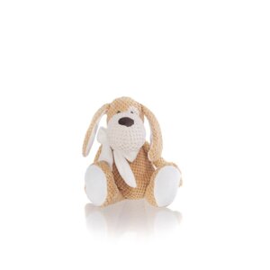 Мягкая игрушка Gulliver собачка с бантом, цвет бежевый, 30 см